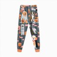 thumbnail image 6 of Cdudpw Halloween 2 Piece Girls Pajamas Kids Long Sleeve Top and Pants Pajamas Pjs Sleepwear Set for Toddler Little Girls Outfits(A002-Light Pink), 6 of 9