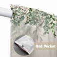 thumbnail image 4 of St. Patrick's Swag Valances for Windows 2 Pack, Kitchen Window Curtains 36 Inch Length, Luck Shamrocks Eucalyptus Leaves Flowers Vintage Privacy Swag Curtains for Living Room/Bathroom 36"x36", 4 of 8