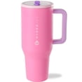 thumbnail image 1 of HydroJug Traveler - Botella de agua con asa y pajita abatible - Cabe en portavasos, vaso resistente a fugas, reutilizable, aislado, de acero inoxidable y base de goma - Regalos para mujeres y hombres, 1 of 4