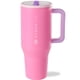 thumbnail image 1 of HydroJug Traveler - Botella de agua con asa y pajita abatible - Cabe en portavasos, vaso resistente a fugas, reutilizable, aislado, de acero inoxidable y base de goma - Regalos para mujeres y hombres, 1 of 4