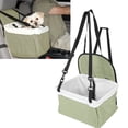 thumbnail image 4 of Cat Carrier, Multi-purpose Practical Pet Carrier Portable  With  Traction Belt Blanket For Small Pets Green, 4 of 8