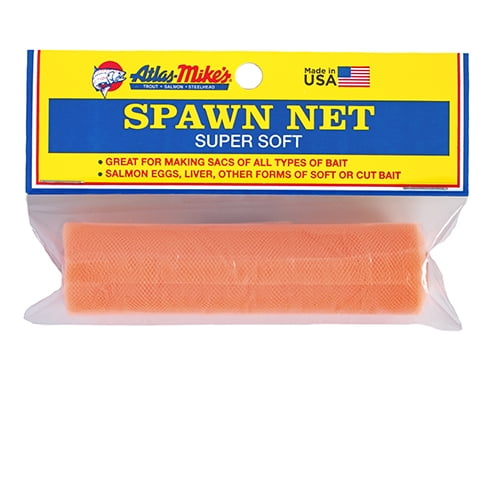 ATLAS MIKE'S SUPER SOFT SPAWN NETTING SQUARES **NEW** 3 in BLUE x 3 in 