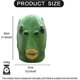 thumbnail image 5 of Cute Funny Green Fish Mask Adult Latex Animal Full Head Mask Halloween Costume Cosplay Party Props, 5 of 5