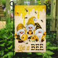 thumbnail image 1 of FLAGWIX American Flag - Bee Gnomes Flag Let It Bee DBD3177F - Garden Flag (11.5" x 17.5"), 1 of 3