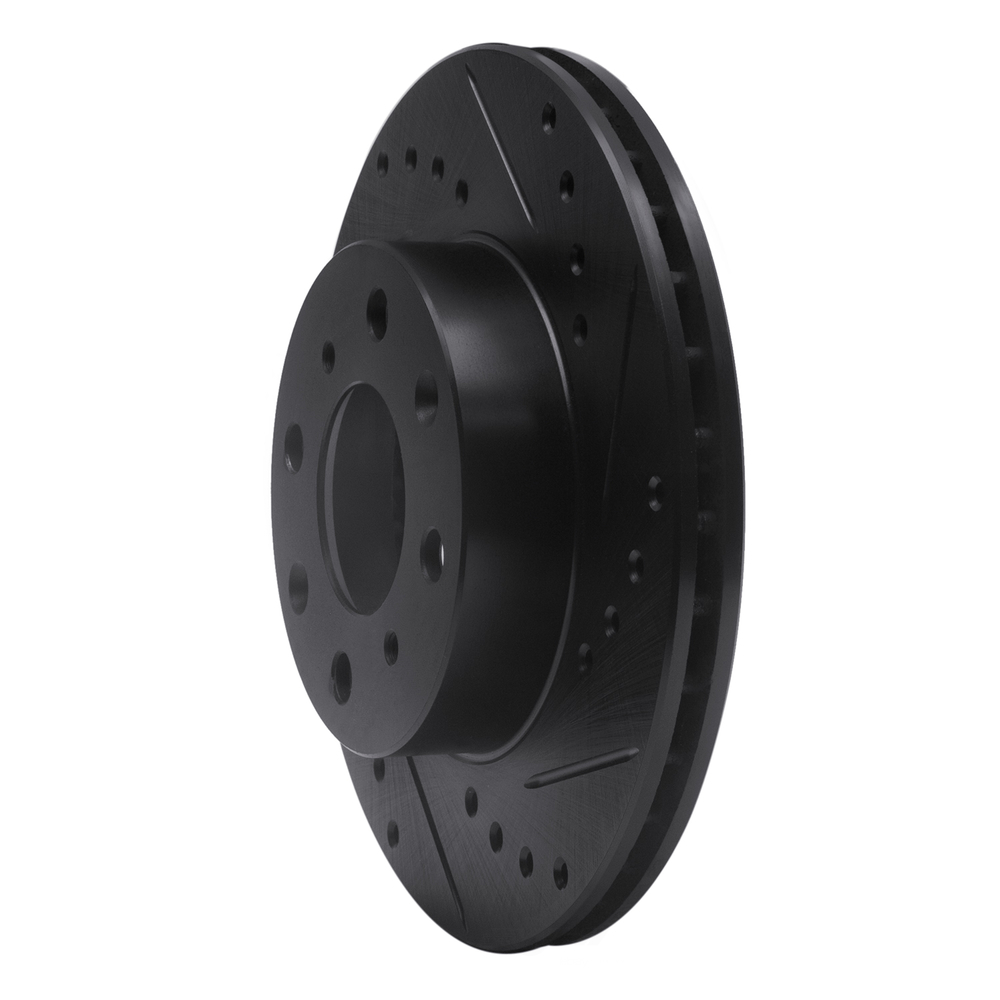 Dynamic Friction Company 633-59011R DFC Brake Rotor - Drilled And Slotted - Black