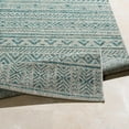 thumbnail image 5 of Mark&Day Outdoor Rugs, 3x10 Elodie Global Indoor/Outdoor Aqua Runner Area Rug, Non Shedding Blue White Taupe Carpet for Patio, Porch, Deck, Bedroom, Living Room or Kitchen (2'7" x 10' Runner), 5 of 9