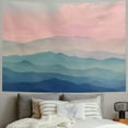 thumbnail image 2 of Creowell  Tapestry Gray Hazy Pastel Sky in Watercolor Blue Pink High Resolution Landscape Scene Home Decor Wall Hanging for Living Room Bedroom Dorm 50x40inch, 2 of 6