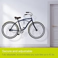 thumbnail image 1 of Delta Cycle Support de Vélo Mural Simple Vélo - Support de Vélo Mural Entièrement Réglable pour Tout Style de Vélo - Crochet de Casque Bonus Inclus - Moun de Vélo Mural Intérieur, 1 of 5