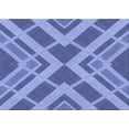 thumbnail image 1 of Ahgly Company Indoor Rectangle Patterned Denim Blue Area Rugs, 7' x 9', 1 of 6