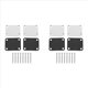 thumbnail image 1 of 4 Piezas de Placas de Metal para Guitarra con Tapete de Plástico para Reemplazo de Guitarra Eléctrica Strat Tele Style, Cromo, 1 of 5