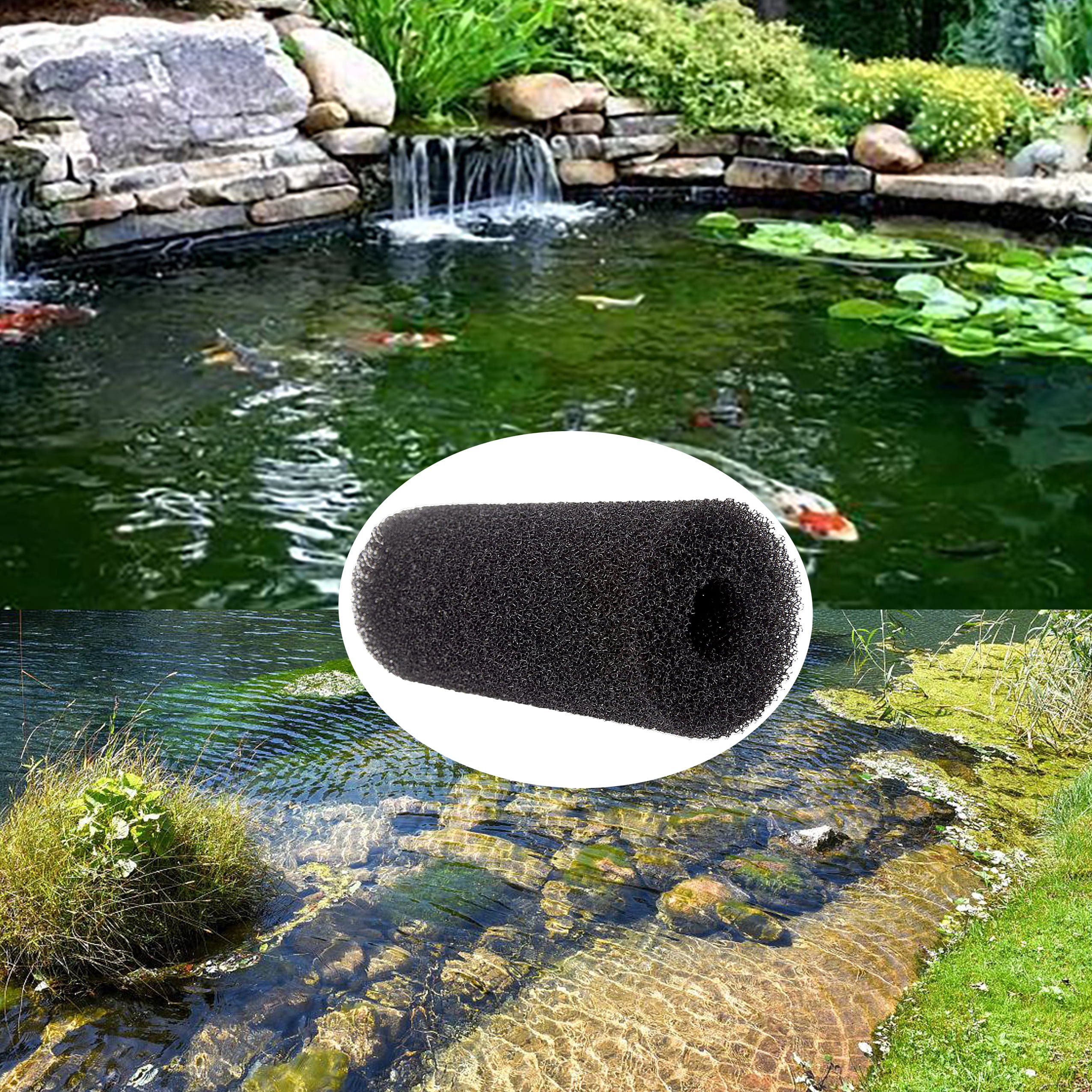 Delapan Pre-Filter Sponge Roll Fit for Beckett Pond G FR DP Pump, Part No 7209410 7137710, 15 Pack