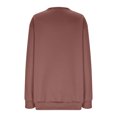 thumbnail image 5 of GigrtiJin Plus Size Sweatshirt for Women Crew Neck Long Sleeves Solid Color Pullover Tops Casual Loose Sweatshirts, 5 of 5
