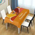 thumbnail image 7 of Coolnut Thanksgiving Turkey Tablecloth, Waterproof Washable Polyester Square Table Cover, Durable Tablecloth for Kitchen Dining Table Party Decor, 54"x54", 7 of 7