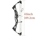 thumbnail image 3 of 1pc 40-60lbs Composite Bow Outdoor Hunting Archery Special Compound Bow Alloy Composite Bow Compound Bow Set Bow & Arrow Accessories, 3 of 9