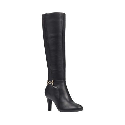 Pine dream Strip off Womens Bandolino Lamari Knee-High Fashion Boots, Black Leather - Walmart.com