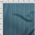 thumbnail image 3 of oneOone Viscose Chiffon Teal Blue Fabric Random Sewing Craft Projects Fabric Prints By Yard 42 Inch Wide, 3 of 5