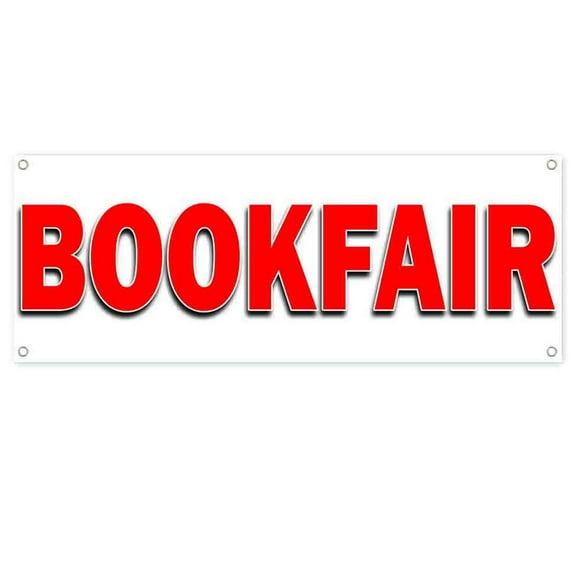 Bookfair 13 oz Vinyl Banner With Metal Grommets
