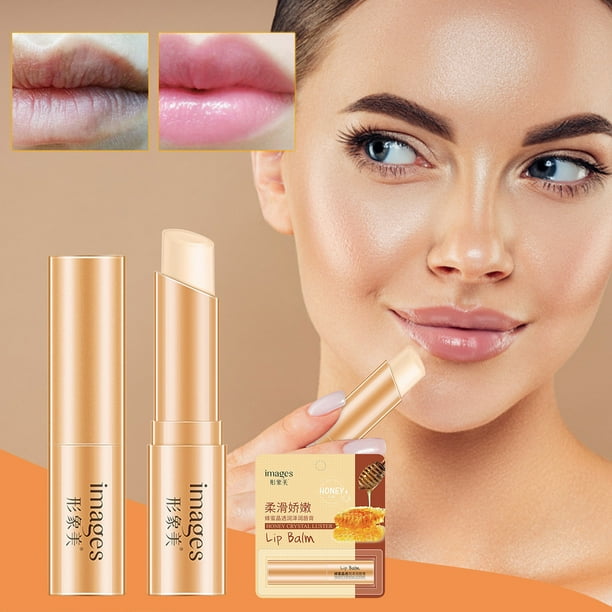 Fiudx Lápiz Labial de Miel, Bálsamo Hidratante de Propóleo, Cuidado Labial Ligero y Nutritivo, Diseño Exquisito para Preparar El Maquillaje, Hidratación y Reparación Diarias, Regalo Perfecto para Tus
