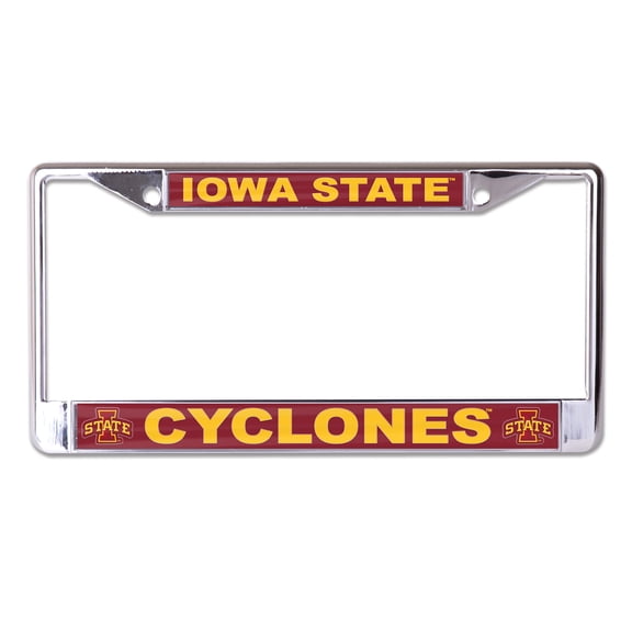 WinCraft Iowa State Cyclones S/L Metal License Plate Frame