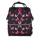 thumbnail image 1 of Disketp Breast Cancer Mochila de Pañales de Gran Capacidad con Múltiples Bolsillos, Mochila de Viaje Multifuncional para Bebé, Unisex, Moderna y Resistente, 1 of 6