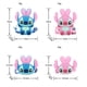 thumbnail image 3 of Disney Stitch Angel bolso de moda lindo Kawaii, billetera pequeña de silicona de almacenamiento, modelo de personaje de dibujos animados de Anime, juguete, regalo para niños, 3 of 3