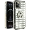 thumbnail image 3 of For Iphone Se287 Trendy Fashion Design Hybrid Case Cover - Ring Stand On Silver, 3 of 3