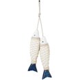 thumbnail image 1 of Hanging Wooden Fish, 1/2 Pieces Nautical Decor, Mediterranean, 1 of 4