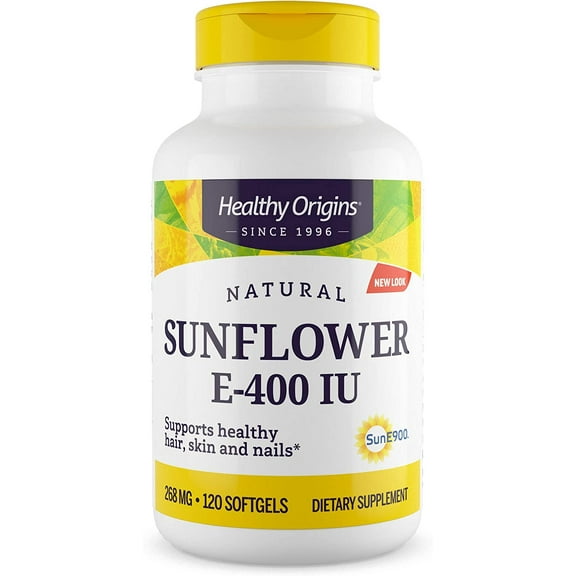 Healthy Origins Sunflower Vitamin E - 400 IU - 120 Softgels