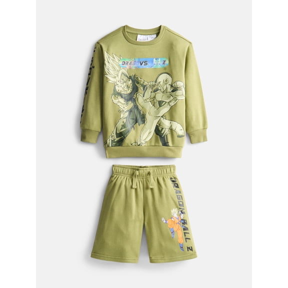 Boys Dragon Ball Z Lenticular Crew Short Set, Sizes 4-16