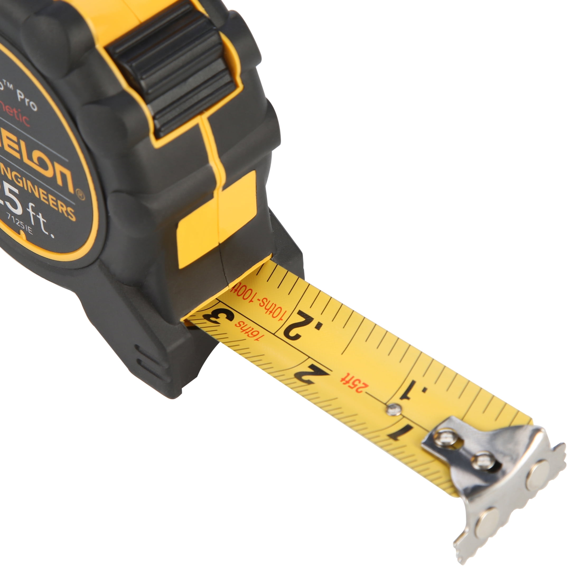 Komelon 25ft Mag Grip Pro (inch/engineer) Tape Measure 7125IE - Walmart.com