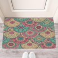 thumbnail image 2 of Bohemian Retro Color Diamond Pattern (7) Door Mat Welcome Door Mat for Front Door, Home Entrance, Yard, Floor, Patio, Non Slip Spring Summer Welcome Mat Indoor Outdoor Doormat 30"*17", 2 of 6