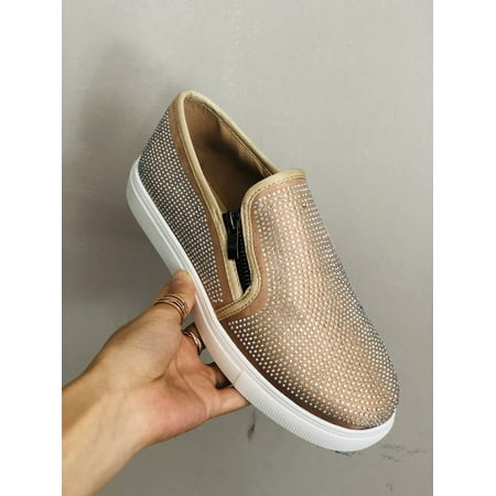 Slip On Shoes for Women - Flat Platform Fashion Loafers