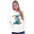 thumbnail image 4 of Grumpy Smurf Jolly Enough Xmas Santa Unisex Plus Size Hoodie Brisco Brands 3X, 4 of 5