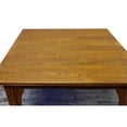 thumbnail image 3 of Pemberly Row Arts and Crafts Solid Wood Square Dining Table in Cherry, 3 of 3
