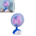 thumbnail image 1 of Ventilador de escritorio Jadeshay Mini ventilador eléctrico de cabezal móvil automático, 1 of 12
