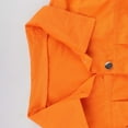 thumbnail image 4 of AUNVITO Women's Cropped Casual Jacket Long Sleeve Collared Button Front Frayed Hem Stylish Outerwear, 4 of 8