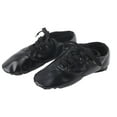 thumbnail image 1 of Zapatos de baile de Jazz ANGGREK PU Negro para Niños y Adultos Talla 39, 1 of 6