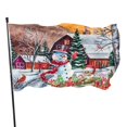thumbnail image 1 of Banner Wizfuyq Muñeco de Nieve Navideño 91x153 cm para Exteriores, 1 of 6