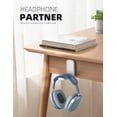 thumbnail image 2 of Soporte para auriculares Lamicall Sticky Headphones Hanger, paquete de 2, color blanco, 2 of 7