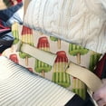 thumbnail image 3 of Cute Ice Cream Seat Belt Pillow - Hand Drawn Pink Design for Summer Fun & Post-Surgery Recovery, 3 of 7