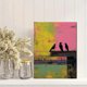 thumbnail image 2 of Qisvanset 12x16 Inch Vibrant Cat Portrait Canvas Print Wall Art, 2 of 5
