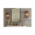 thumbnail image 4 of Wakeford Collection One-Light Antique Copper and Clear Water Glass Transitional Style Medium Outdoor Wall Lantern, 4 of 22