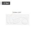 thumbnail image 2 of Unique Bargains Rounded Curved Edges Mouse Feet Skates 0.8mm w Cleaning Paper for G PRO Wireless Gaming Mouse White 5Pcs/2 Set, 2 of 5