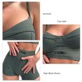thumbnail image 4 of Conjuntos de gimnasio Informales ANGGREK para mujer Sujetador Deportivo y pantalones Cortos, 4 of 6