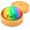 Ch-rainbow, variant on Rainbow Dumpling Squishies Toys with Food Steamer,Colorful Squeeze Dough Fidget Sensory Stress Balls,Stretchy Hand Desk Toys for Stress Relief Squishies Dumpling Gifts,Pink&Yellow