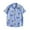 Sky Blue, variant on Njoeus White Blouse Mens Graphic T Shirts Men Casual Hawaiian Floral Shirts Button Up Tropical Print Holiday Beach Shirts Tops Short Sleeve Blouse Short Sleeve Shirts for Men