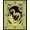 Gold, Pattern 4, variant on Flatwoven High Traffic Area Rug, Medieval Dragon Motif Elegance, Non Slip, Stain Resistant, Washable Area Rugs for Living Room, Bedroom(Black, 4X6)