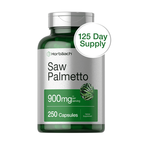 Saw Palmetto Extract | 900mg | 250 Capsules | by Horbaach