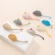thumbnail image 4 of Suministros para mascotas, muñeco de peluche de simulación, traje de ratón con plumas, juguete molar resistente a los arañazos para gatos, 4 of 6
