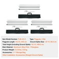 thumbnail image 6 of KFFKFF Swooper Flag Pole Set, Includes 3 Units of 16.3 ft Flag Poles for Outdoor Business Promotions, Comes with Ground Stakes & Carry Bag (Excludes Flags), 6 of 9